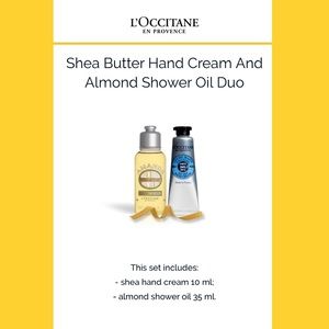 2/$25- ✨L’OCCITANE SheaButter HandCream & AlmondShower